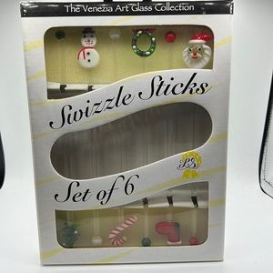 Art Glass Swizzle Sticks